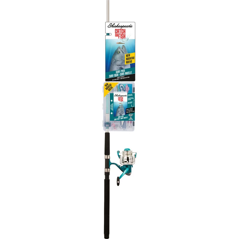 SHAKESPEARE 8' Catch More Fish™ Surf/Pier Spinning Combo