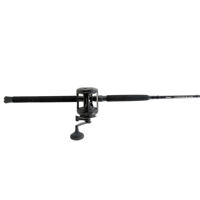 OKUMA 6' Custom Black Series Offshore Conventional Combo, Size 30 Reel