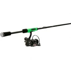 13 FISHING 6'6" Code Black Spinning Combo, 2000 Reel, Medium Power