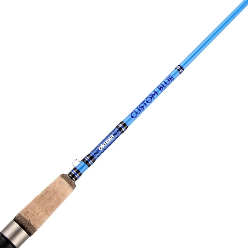 OKUMA 7'6" Custom Blue Inshore Spinning Combo, Medium Heavy Power - Image 3