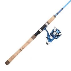OKUMA 7' Custom Blue Inshore Baitfeeder Spinning Combo, Medium Power