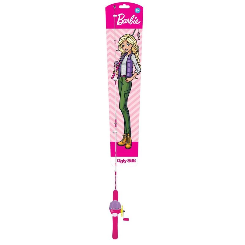 SHAKESPEARE 3' Ugly Stik® Mattel Barbie Spincast Combo